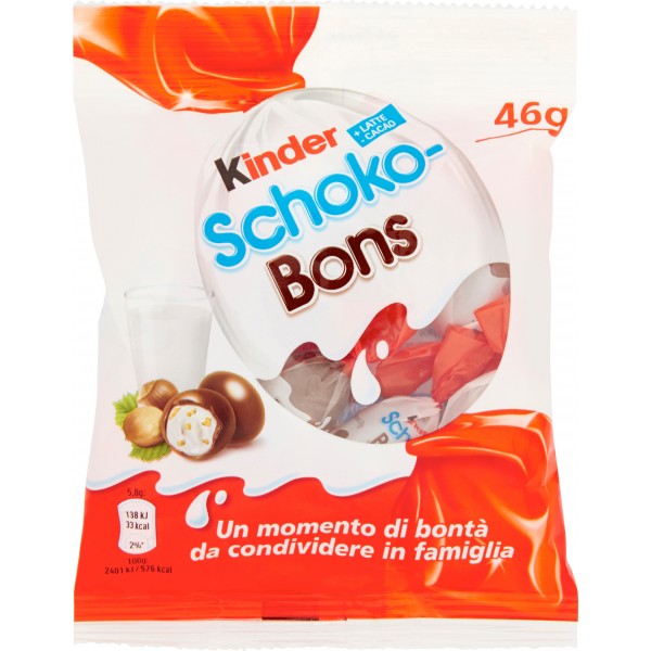 Richiamo lotti Kinder Schoko-Bons Ferrero: precauzione per casi salmonella